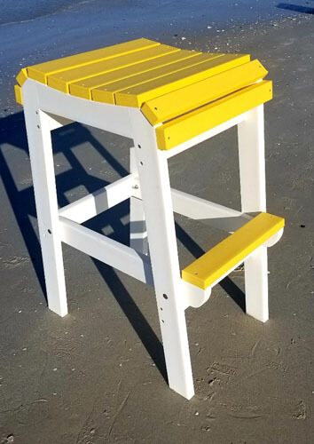 ITOF - Yellow two toned sandbar stool